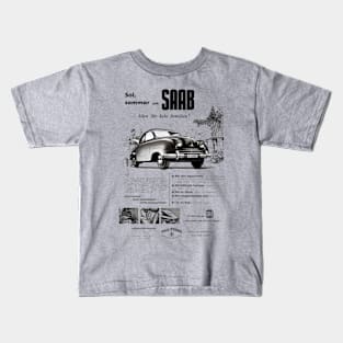 1953 SAAB 92 - advert Kids T-Shirt